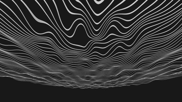Subtle Motion Abstract Terrain