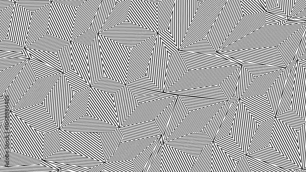 Aufkleber smooth triangles morphing gradient background