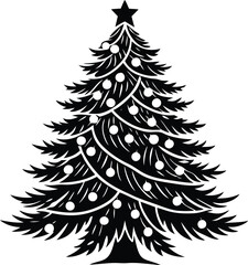 Obraz premium christmas tree vector