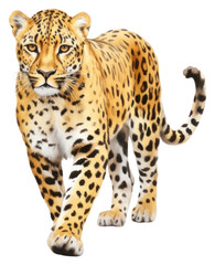 Obraz premium PNG Leopard wildlife cheetah animal.