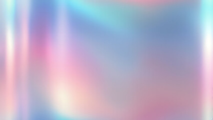 Obraz premium Soft smooth gradient of pastel pink and lavender with iridescent reflections creating a holographic< AI Generated
