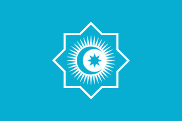 Türk Devletleri Teşkilatı ve Türk Konseyi Bayrağı, yeni logo. Translation: Organization of Turkish States and Flag of the Turkic Council new logo