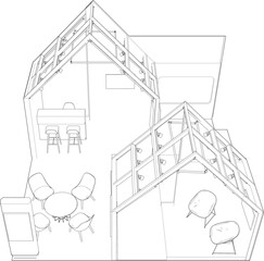 drawing of house