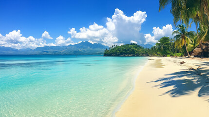 Fototapeta premium 美しいビーチのリゾート