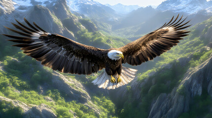 Obraz premium eagle in flight