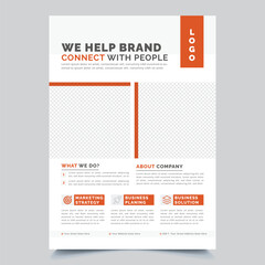 Brochure design cover modern layout annual report poster flyer in A4
