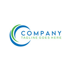 Circle logo design template for companies