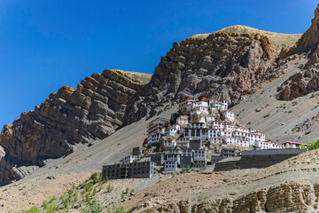 Kee monastery is a biggest tibetan buddhist monastery located at an altitude of 4,166 m close to...