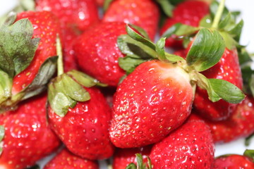 Fresh Close up of Strawberry 