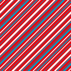 Obraz premium Candy Cane Stripes Seamless Pattern. Diagonal candy cane stripes repeating pattern design. EPS 10