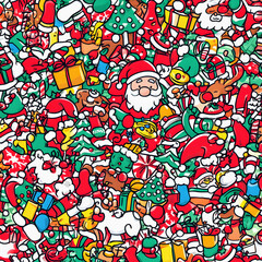 christmas seamless pattern