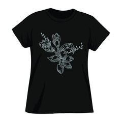 flower ornament,
green ground,
nature,
drawn,
day,