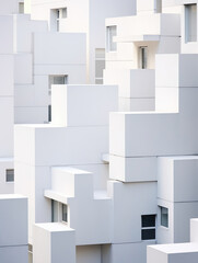 Modern Architectural Puzzle of Geometric Structures