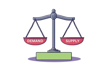 Balancing supply and demand: achieving market equilibrium on scales
