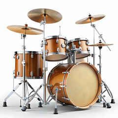 Obraz premium drums in white background