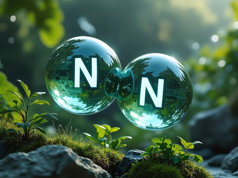 Nitrogen Molecule Structure, Atmospheric Chemistry - N2