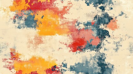 Obraz premium Brushed painted abstract background featuring a seamless pattern ideal for textile and graphic design applications