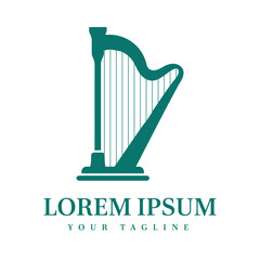 Classic Musical Instrument Icon Ideal for Music Studios, Orchestras, and Classical Event Branding