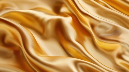 Obraz premium A luxurious gold brocade fabric texture background with rich patterns