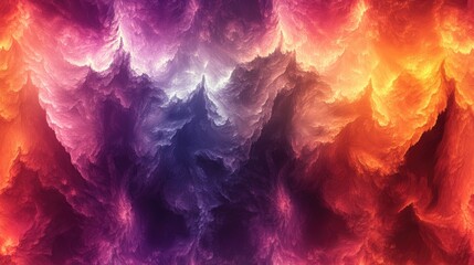 Obraz premium Seamless abstract dye fabric pattern featuring vibrant fractal textures ideal for creative design projects imagination artistic expression