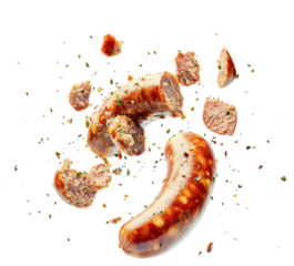 PNG Bratwurst Explosion explosion exploding spices.