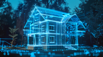 construction of the building Generated AI 