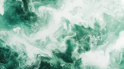 Abstract wallpaper design in green and white colors with an emphasis on pattern, texture, and depth, perfect for various creative projects. Ideal abstract wallpaper with copy space.