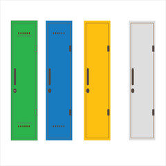 LOCKER VECTOR ILLUSTRATION IN -HIGH QUALITY EDITABLE DESIGN.