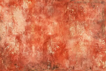 Obraz premium Old ancient orange plaster wall. Detailed photo textured background