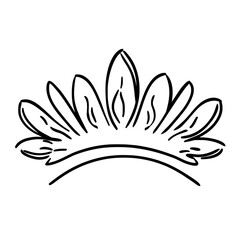 Fototapeta premium The logo of the shop door or window is drawn in a doodle sketch style. A modern illustration of an open sign element is drawn in a doodle sketch style.