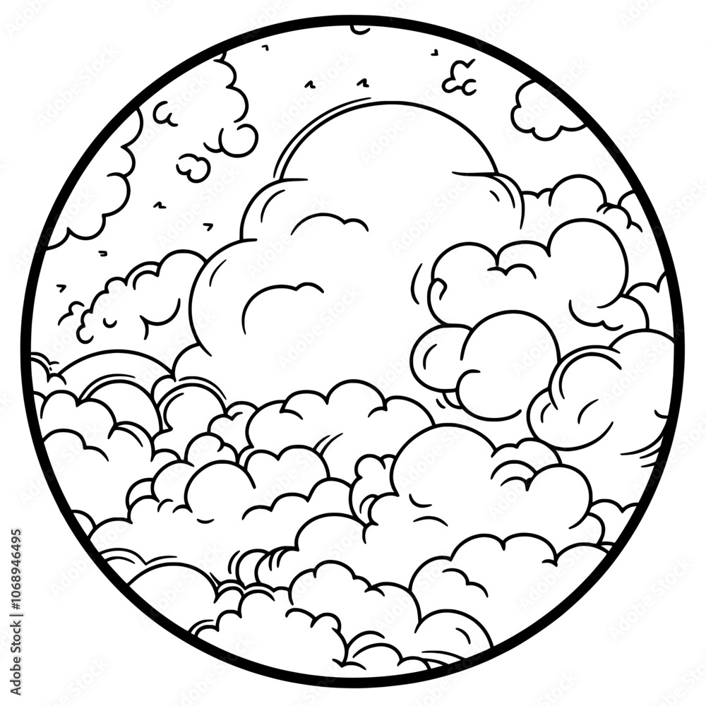 Poster a free, editable thundercloud icon from a larger icon set. ideal for web and app interfaces, present