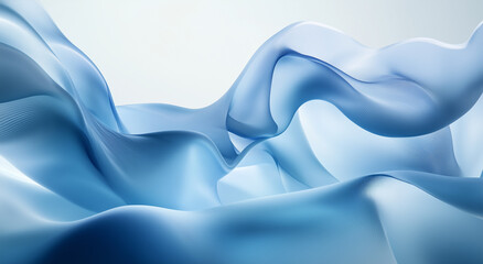 Fototapeta premium abstract background with smooth gradient shades of blue and white