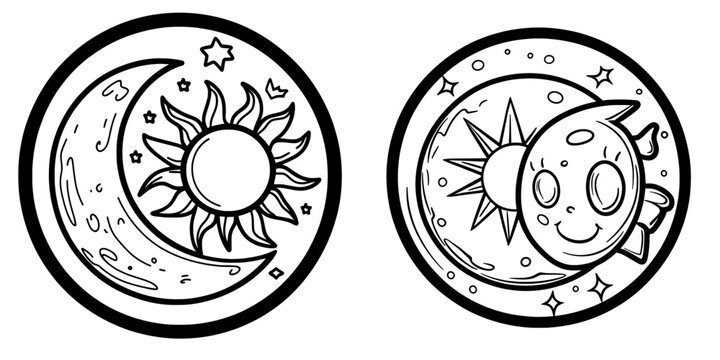 Icon set with adjustable brightness contrast ideal for presentations, infographics, web and app interfaces.