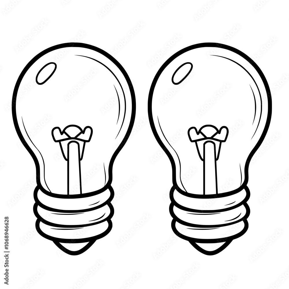 Poster lightbulb, idea modern icon. part of a large icon set. ideal for presentations, infographics, and we