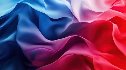 Abstract background inspired by the American flag, featuring vibrant red and blue elements, perfect for creative projects with ample copy space for your text.