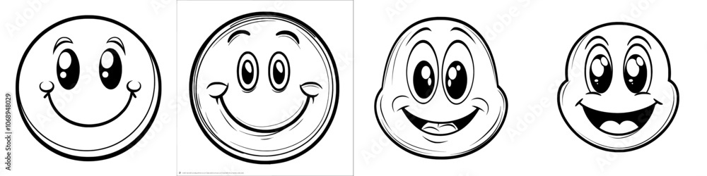 Poster user facial recognition icon with editable text. perfect for web and app interfaces, presentations, 