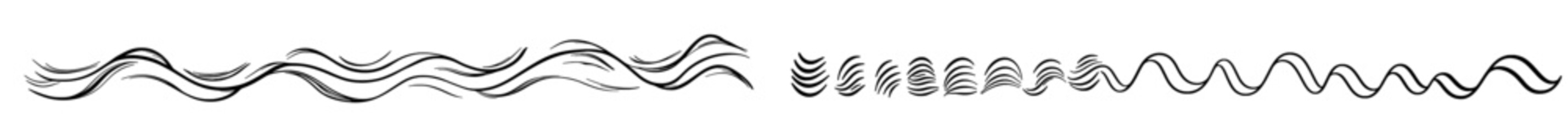 The curling of swiss, swashes, and swoops is hand drawn on a transparent background. The text element is highlighted using calligraphy swirls. Underline the typography shapes with a brush drawn thick