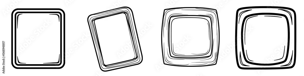 Poster Object 2: Simple Minimalist Icons for UI and Buttons