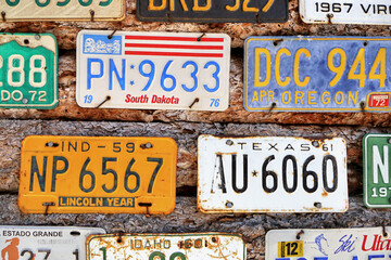 Historic American License Plates Beautiful History.