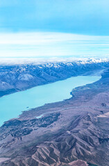 Lake Pukaki, Canterbury, South Island, New Zealand, Oceania.