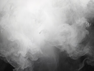 Abstract Grunge Smoke Background in Black and Grey with Blur Texture