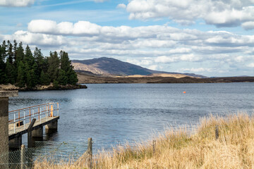 The pump station at Lough Anna, the drinking water supply for Glenties and Ardara - County Donegal, Ireland