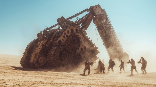 Desperate Measures: Scavengers' Ingenious Teamwork in Post-Apocalyptic Dieselpunk World