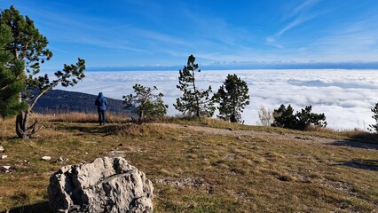 Blick übers Nebelmeer