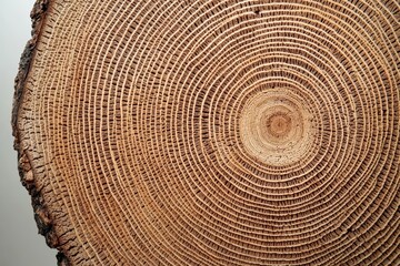 Fototapeta premium texture of cork tree , isolated on white background, , copy space for text,