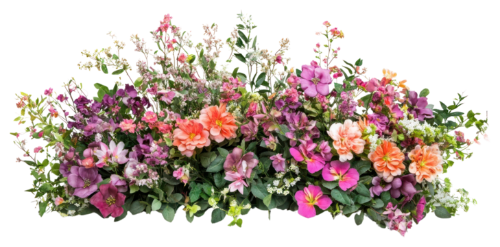 PNG Flower bush in wedding set flowers blossoms centerpiece.