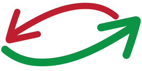 Long arrows icon set