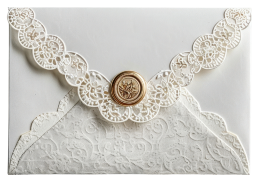 PNG Wedding card envelope seal accessories.