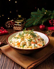christmas dinner table
