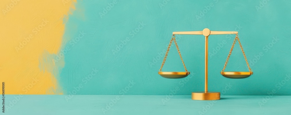 Poster artistic depiction of a balance scale with approval on one side and interest rate on the other